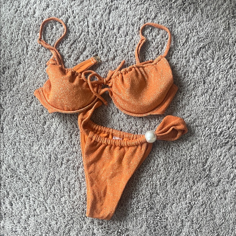 Montce Glittering Orange Swimwear